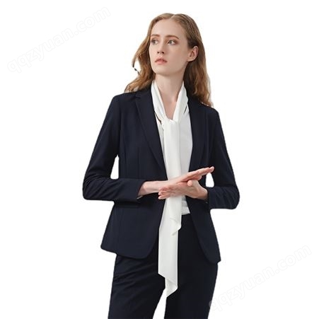 267现货款女士西服套装女式时尚通勤职业装销售工作服西服定做
